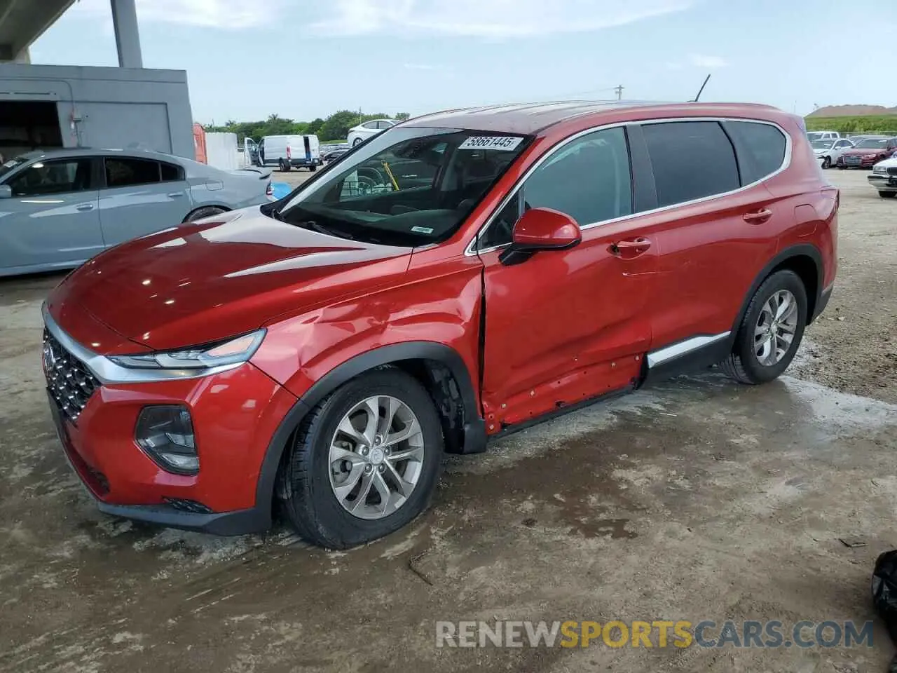 1 Photograph of a damaged car 5NMS23AD3LH151683 HYUNDAI SANTA FE 2020
