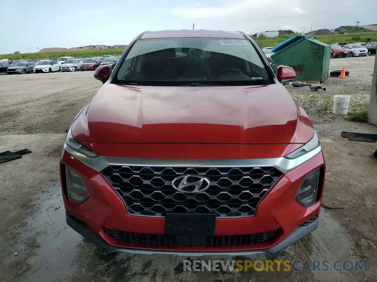 5 Photograph of a damaged car 5NMS23AD3LH151683 HYUNDAI SANTA FE 2020
