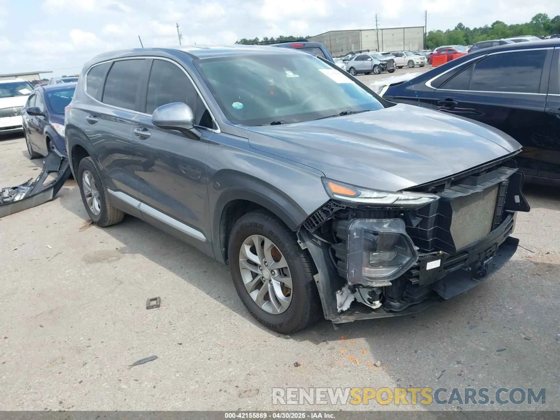 1 Photograph of a damaged car 5NMS23AD3LH155930 HYUNDAI SANTA FE 2020