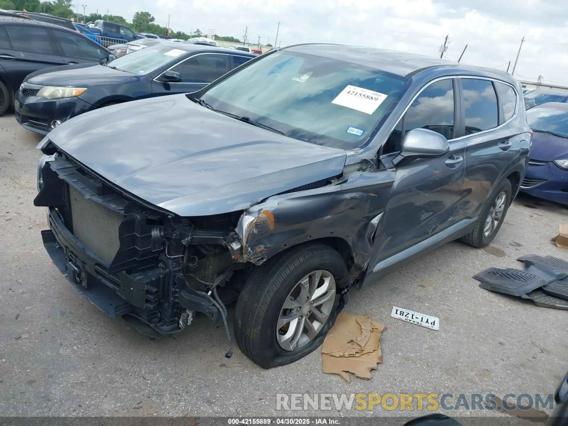 2 Photograph of a damaged car 5NMS23AD3LH155930 HYUNDAI SANTA FE 2020