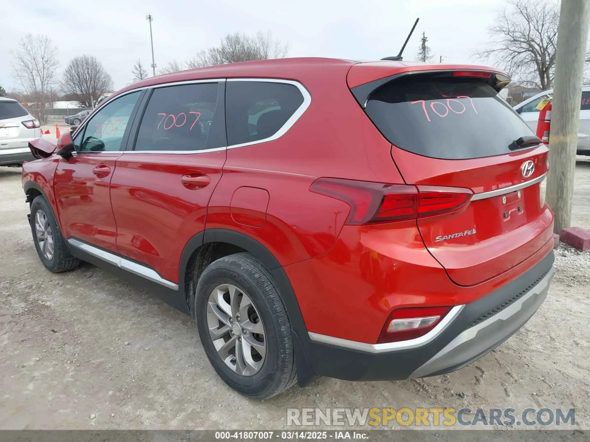 3 Photograph of a damaged car 5NMS23AD3LH254523 HYUNDAI SANTA FE 2020