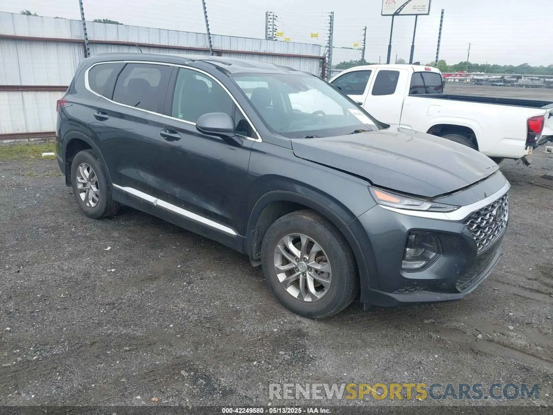 1 Photograph of a damaged car 5NMS23AD3LH261343 HYUNDAI SANTA FE 2020