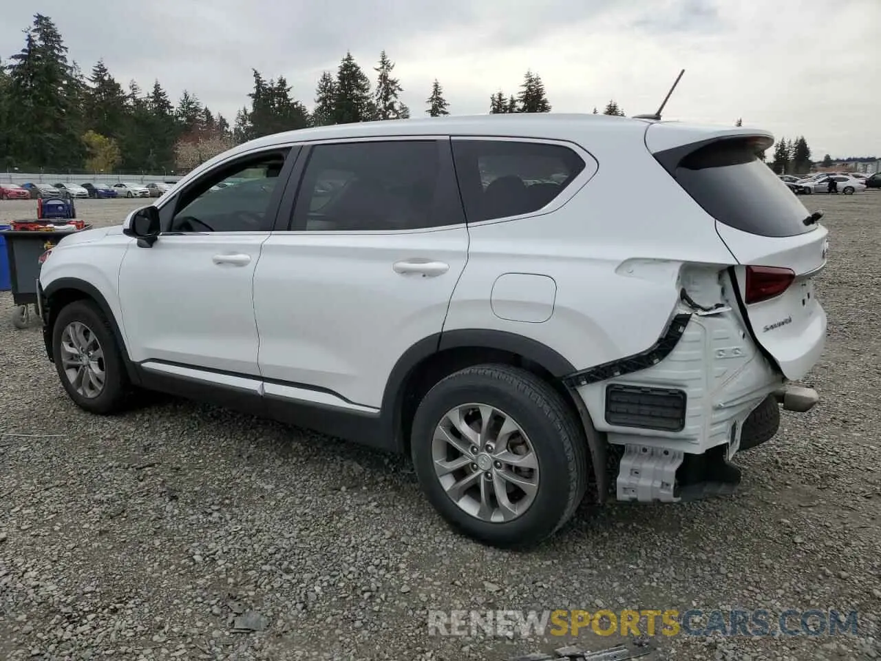 2 Photograph of a damaged car 5NMS23AD3LH278515 HYUNDAI SANTA FE 2020