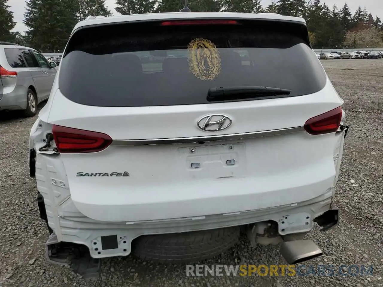 6 Photograph of a damaged car 5NMS23AD3LH278515 HYUNDAI SANTA FE 2020