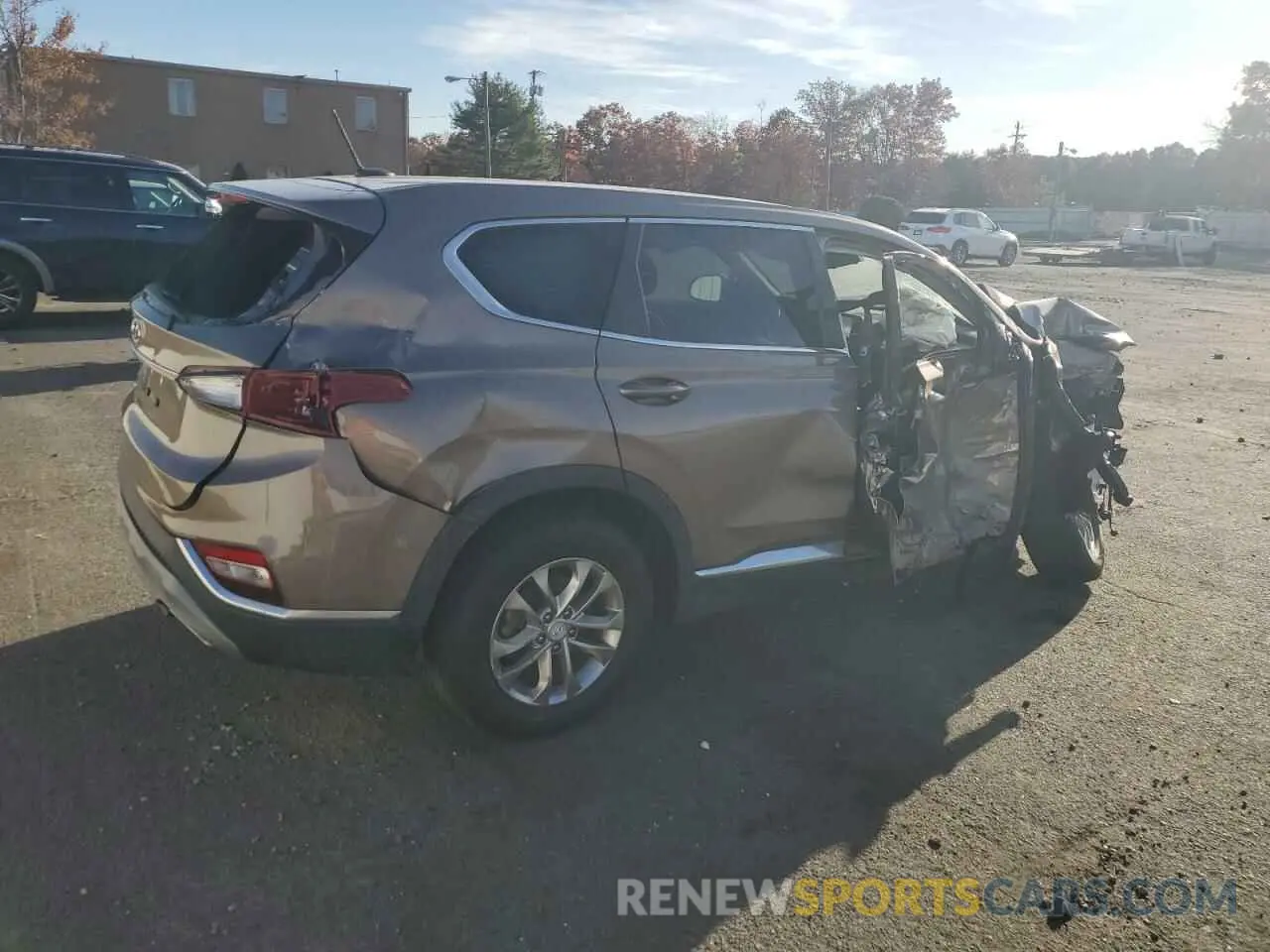 3 Photograph of a damaged car 5NMS23AD4LH180853 HYUNDAI SANTA FE 2020