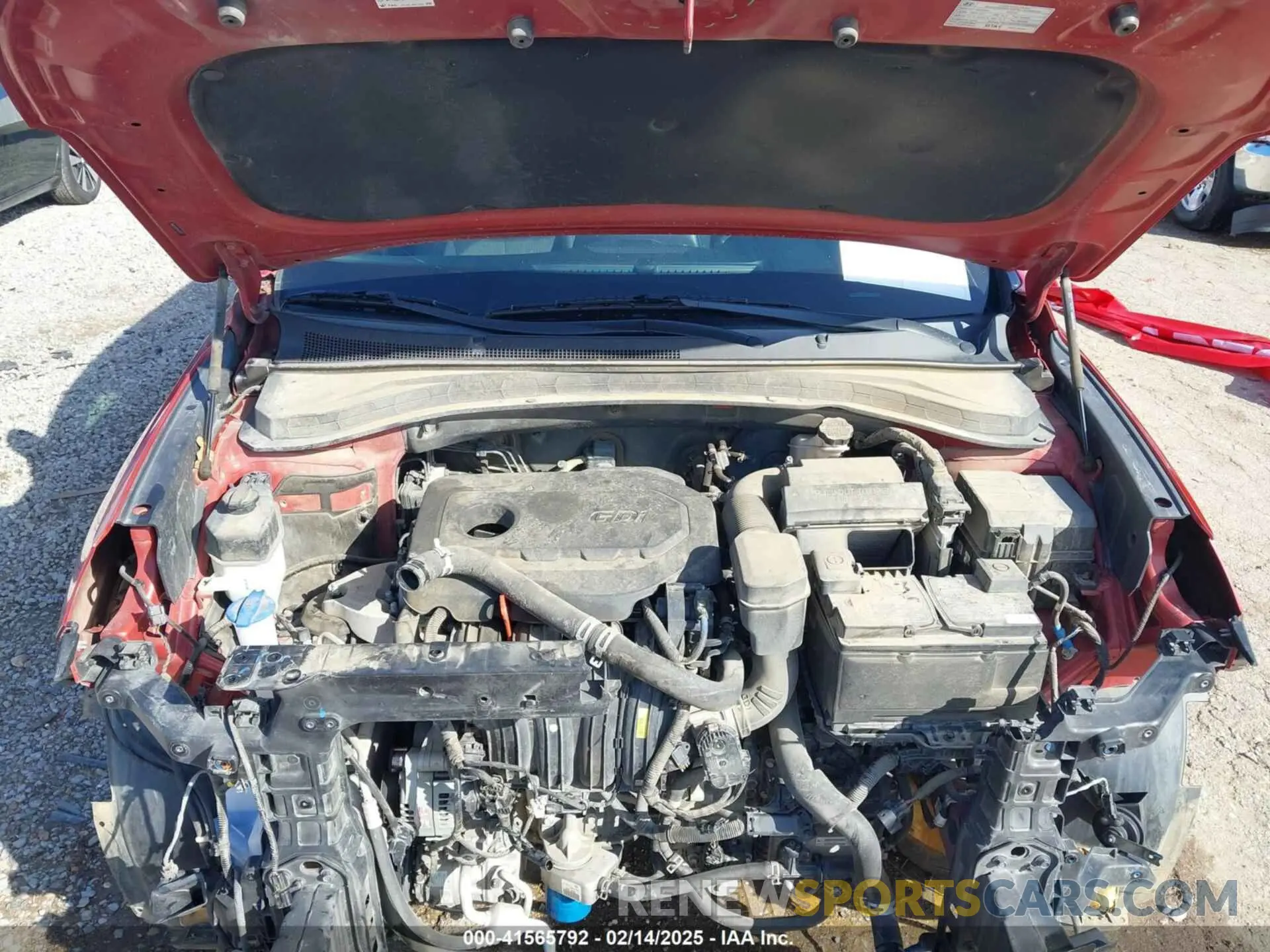 10 Photograph of a damaged car 5NMS23AD4LH229257 HYUNDAI SANTA FE 2020