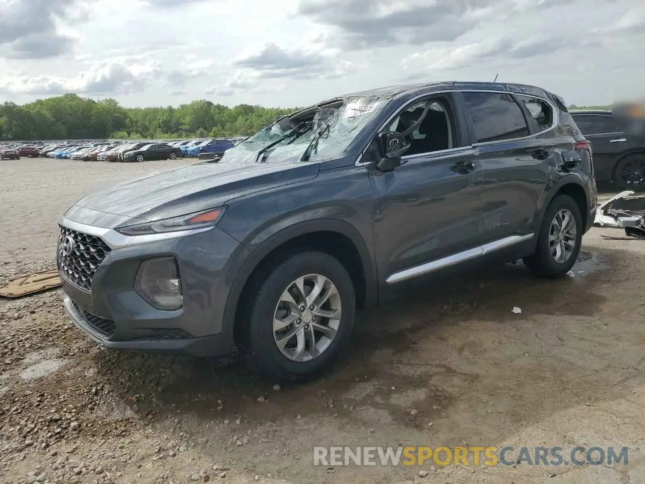 1 Photograph of a damaged car 5NMS23AD4LH260136 HYUNDAI SANTA FE 2020