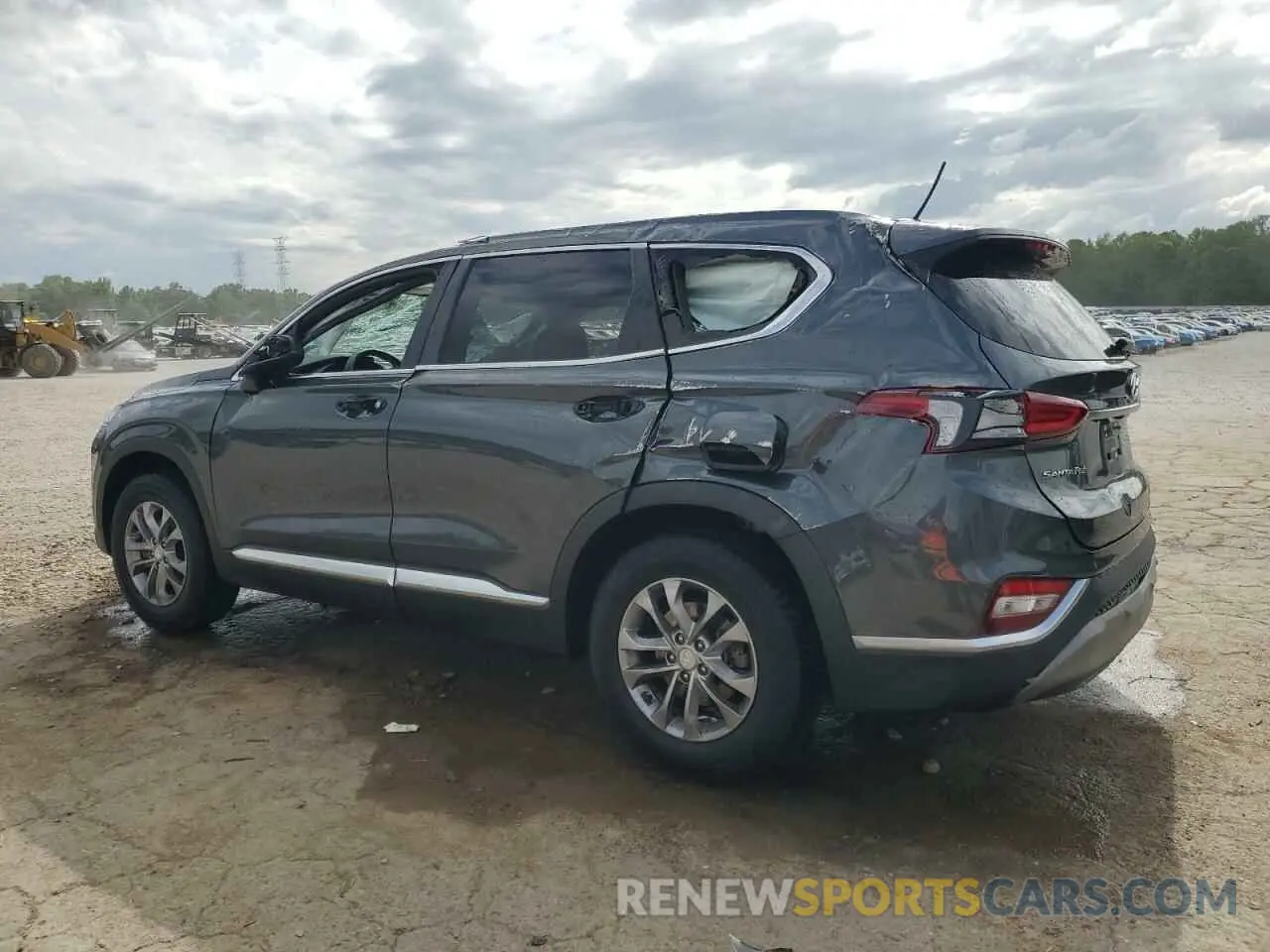 2 Photograph of a damaged car 5NMS23AD4LH260136 HYUNDAI SANTA FE 2020