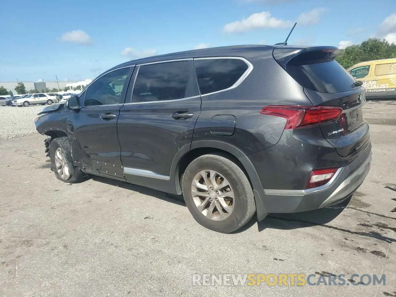 2 Photograph of a damaged car 5NMS23AD4LH280497 HYUNDAI SANTA FE 2020