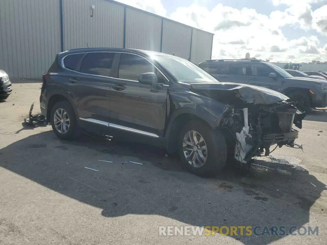 4 Photograph of a damaged car 5NMS23AD4LH280497 HYUNDAI SANTA FE 2020