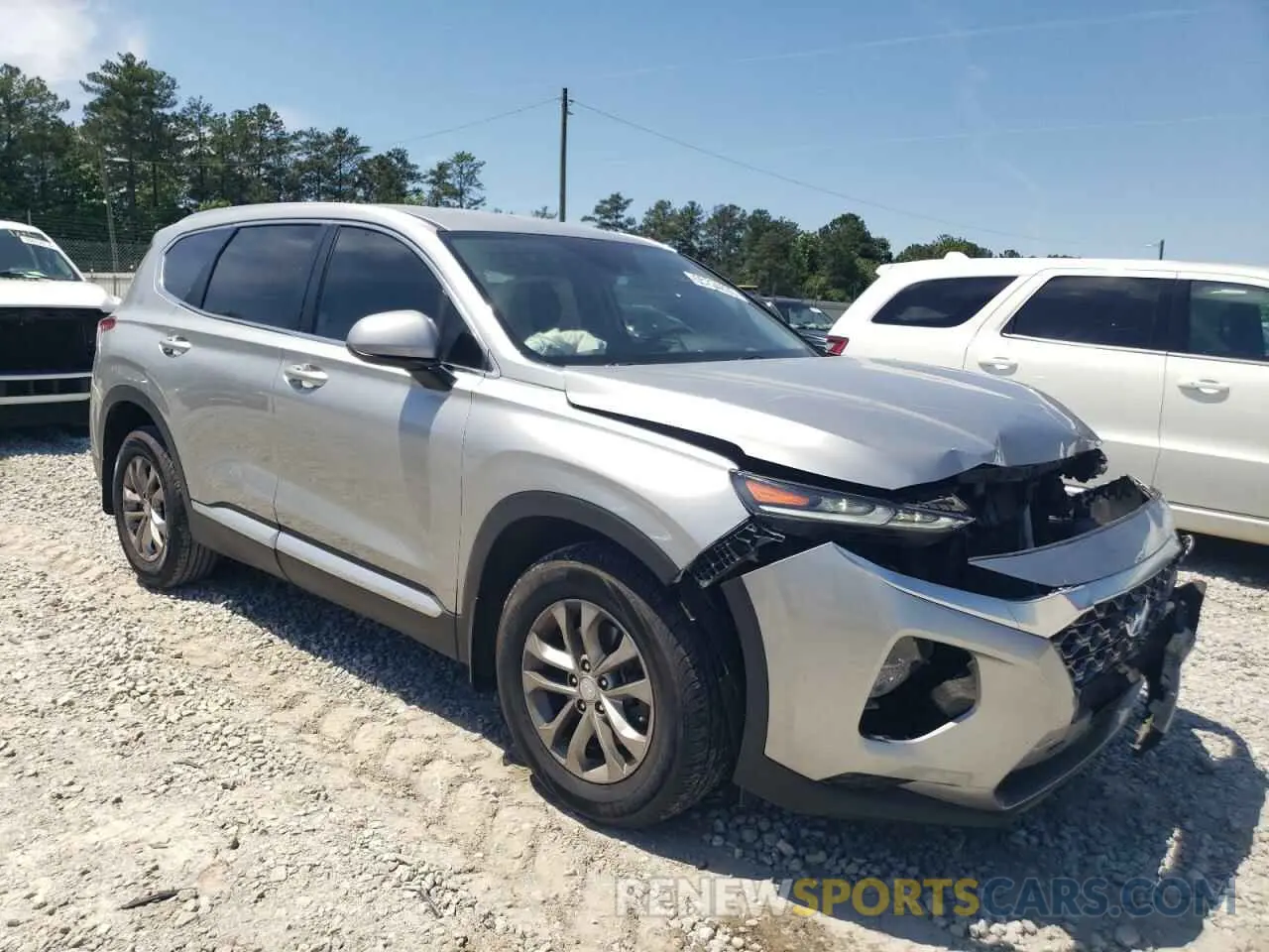 4 Photograph of a damaged car 5NMS23AD4LH280614 HYUNDAI SANTA FE 2020
