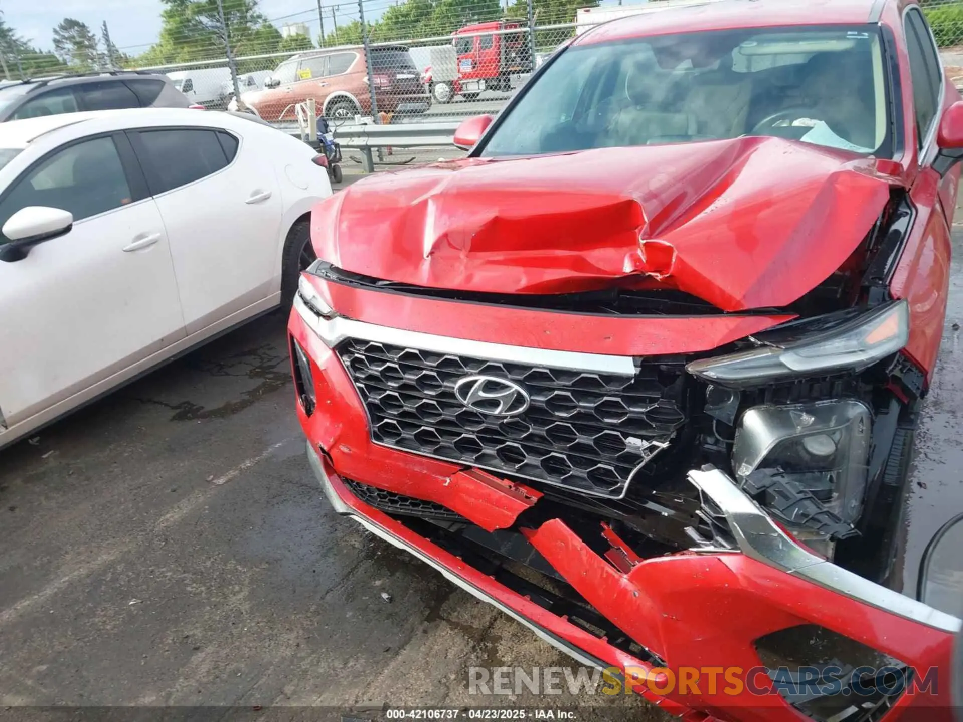 12 Photograph of a damaged car 5NMS23AD5LH150163 HYUNDAI SANTA FE 2020