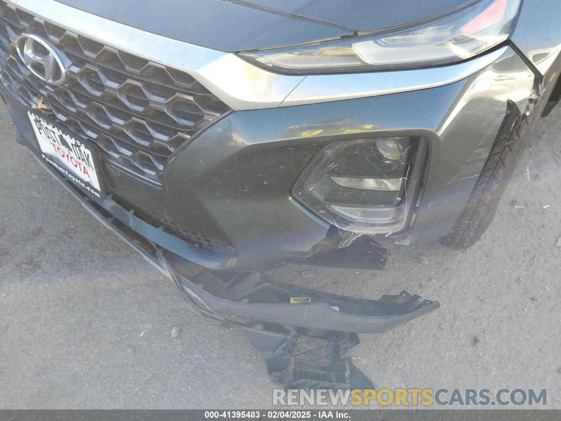 6 Photograph of a damaged car 5NMS23AD5LH180568 HYUNDAI SANTA FE 2020