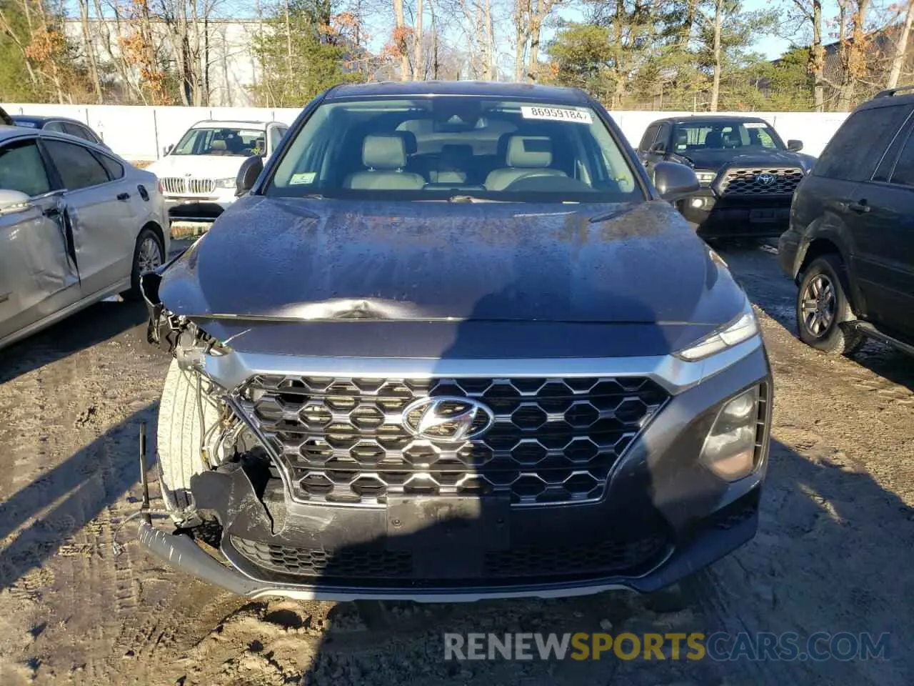 5 Photograph of a damaged car 5NMS23AD5LH193403 HYUNDAI SANTA FE 2020