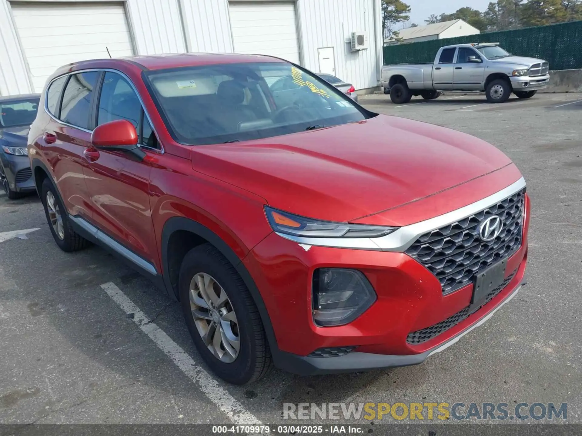 1 Photograph of a damaged car 5NMS23AD5LH216758 HYUNDAI SANTA FE 2020