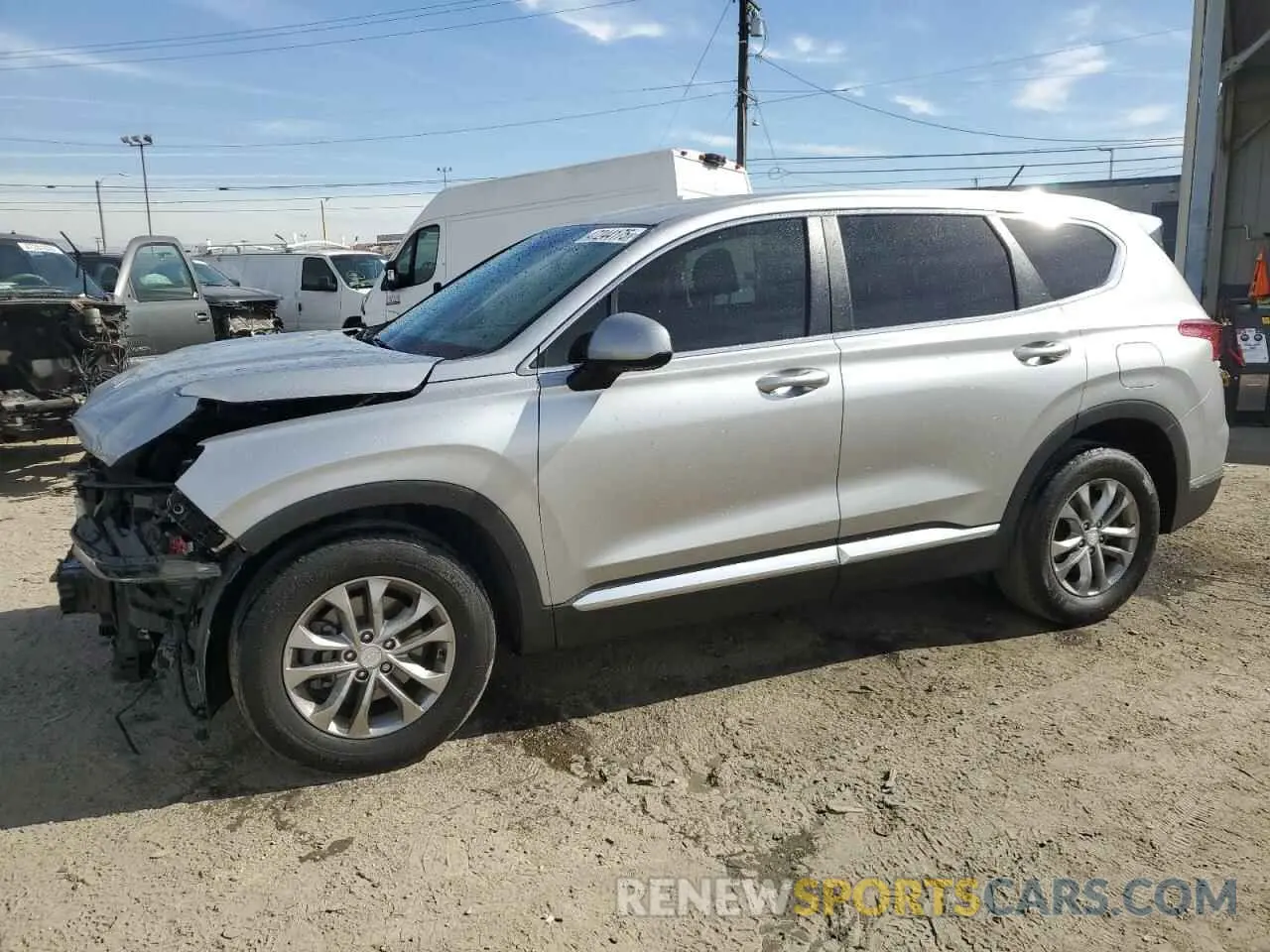 1 Photograph of a damaged car 5NMS23AD5LH278533 HYUNDAI SANTA FE 2020