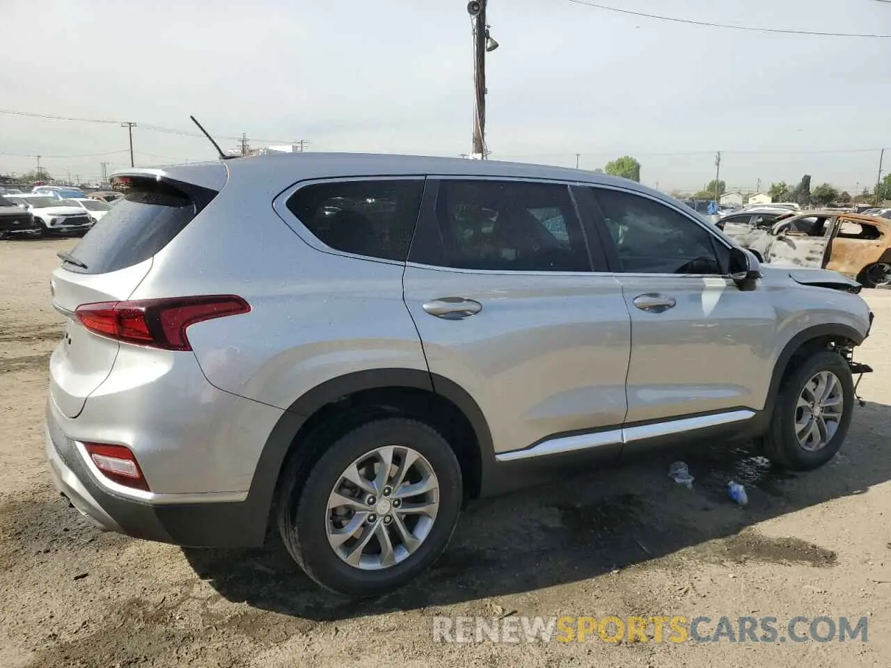 3 Photograph of a damaged car 5NMS23AD5LH278533 HYUNDAI SANTA FE 2020