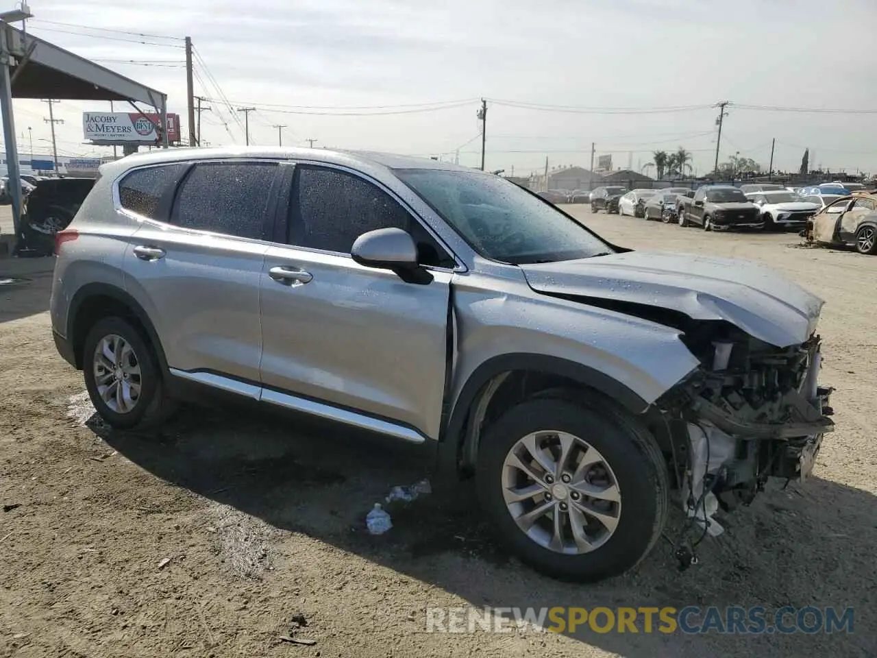 4 Photograph of a damaged car 5NMS23AD5LH278533 HYUNDAI SANTA FE 2020