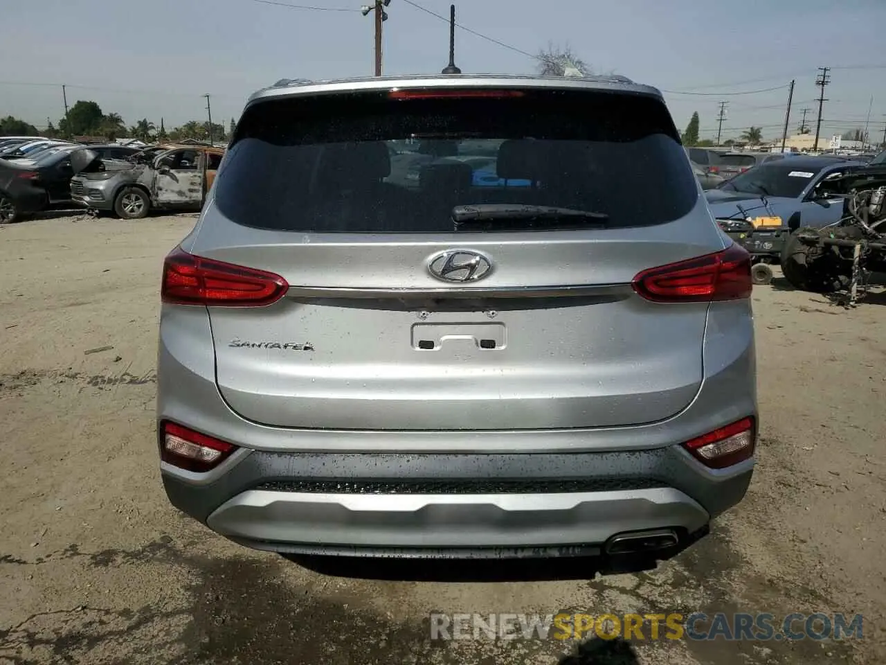 6 Photograph of a damaged car 5NMS23AD5LH278533 HYUNDAI SANTA FE 2020
