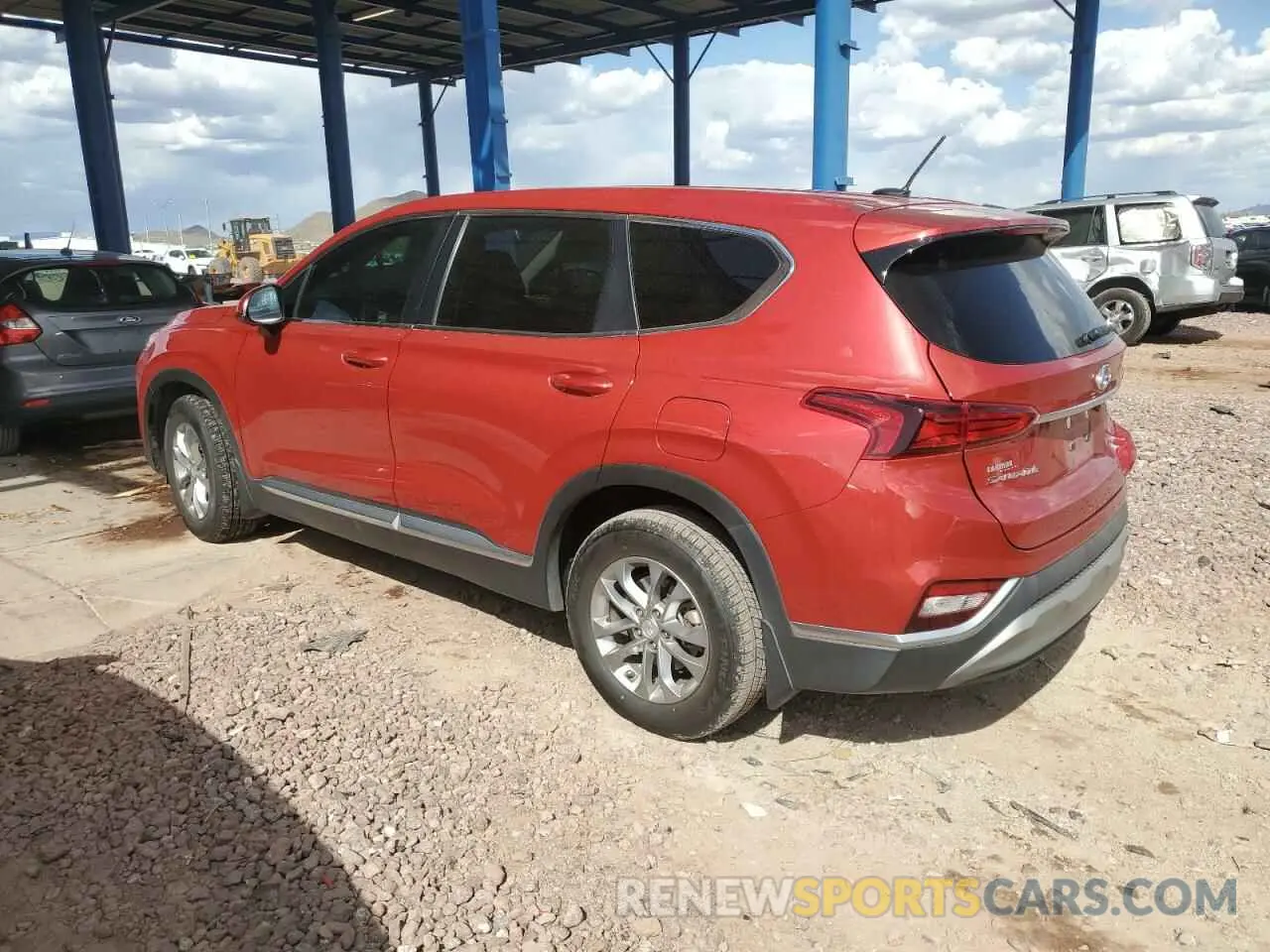 2 Photograph of a damaged car 5NMS23AD6LH167828 HYUNDAI SANTA FE 2020