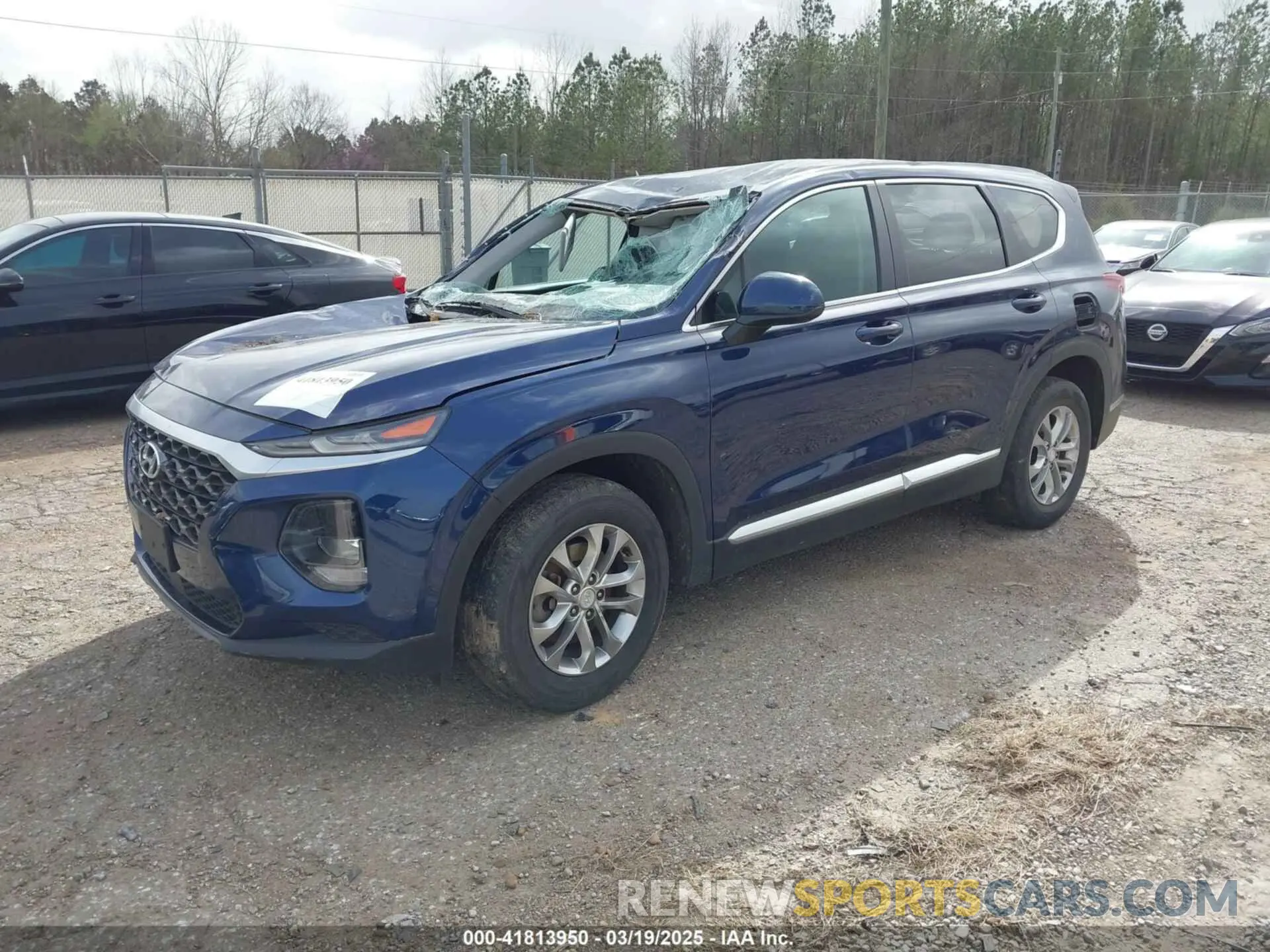 2 Photograph of a damaged car 5NMS23AD6LH174584 HYUNDAI SANTA FE 2020
