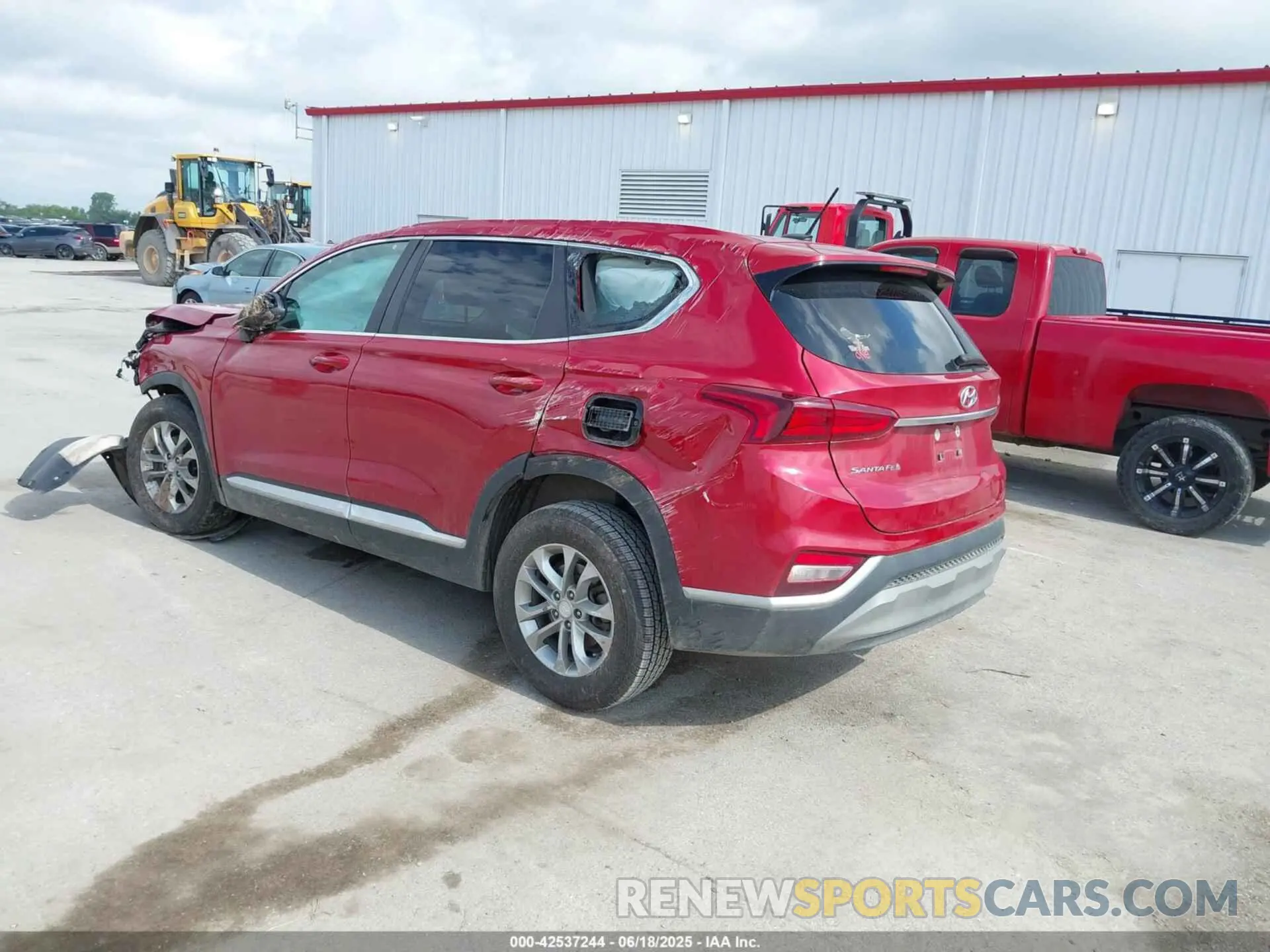 3 Photograph of a damaged car 5NMS23AD7LH153002 HYUNDAI SANTA FE 2020
