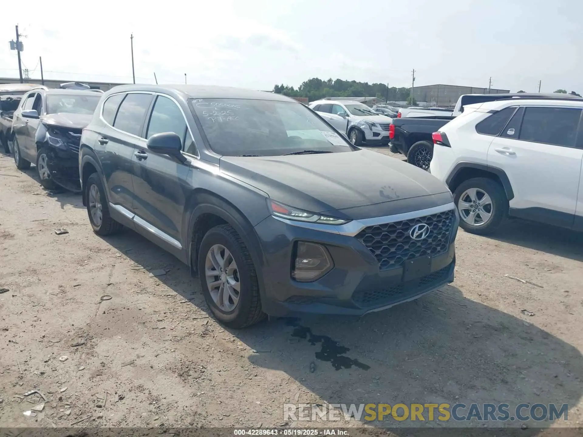 1 Photograph of a damaged car 5NMS23AD7LH263077 HYUNDAI SANTA FE 2020