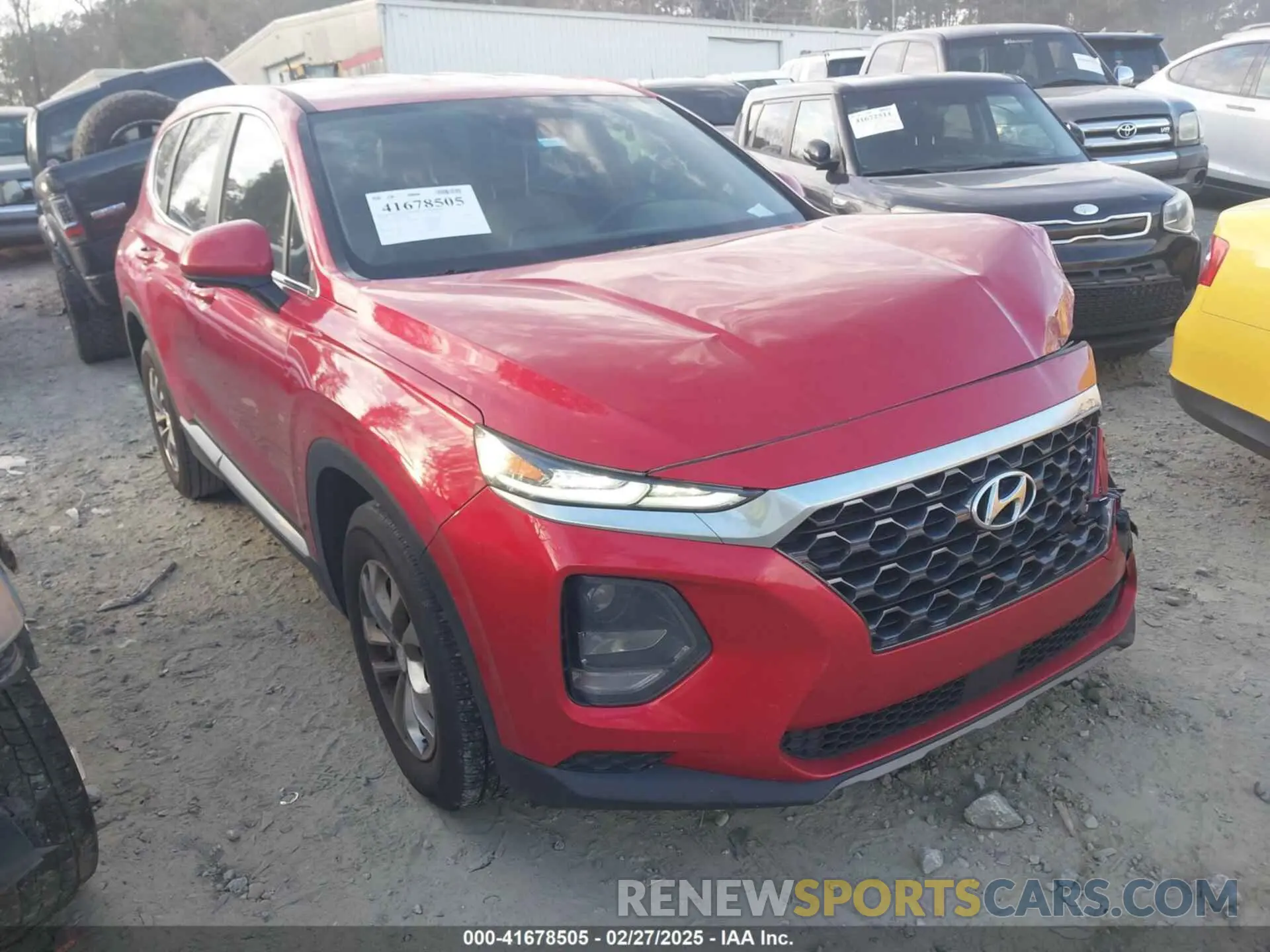 1 Photograph of a damaged car 5NMS23AD7LH269056 HYUNDAI SANTA FE 2020
