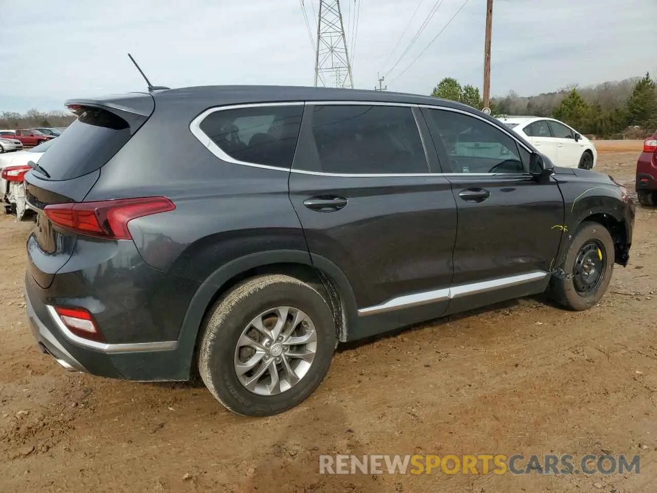 3 Photograph of a damaged car 5NMS23AD8LH188373 HYUNDAI SANTA FE 2020