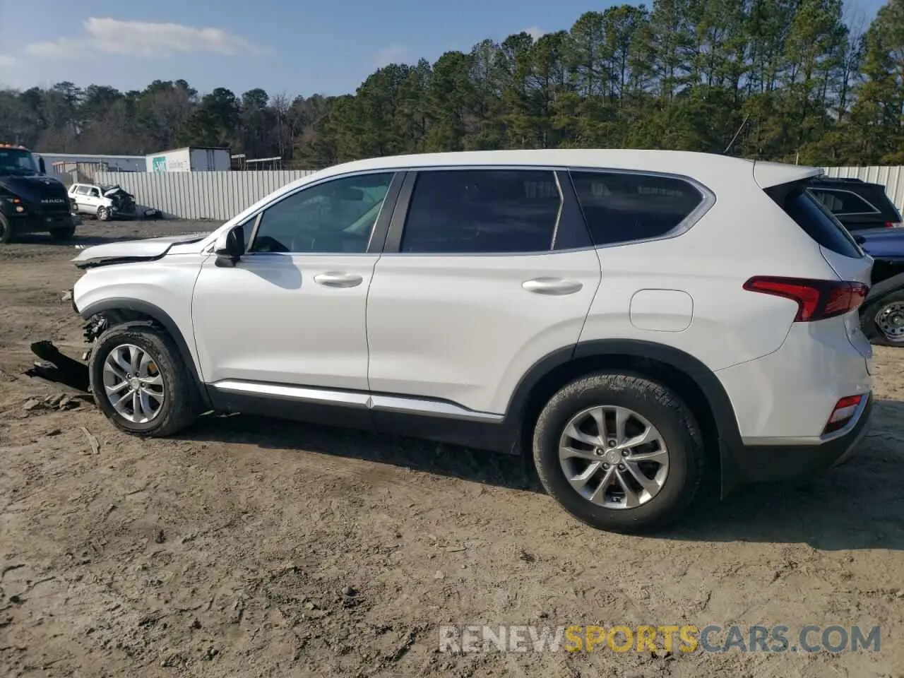 2 Photograph of a damaged car 5NMS23AD9LH155138 HYUNDAI SANTA FE 2020