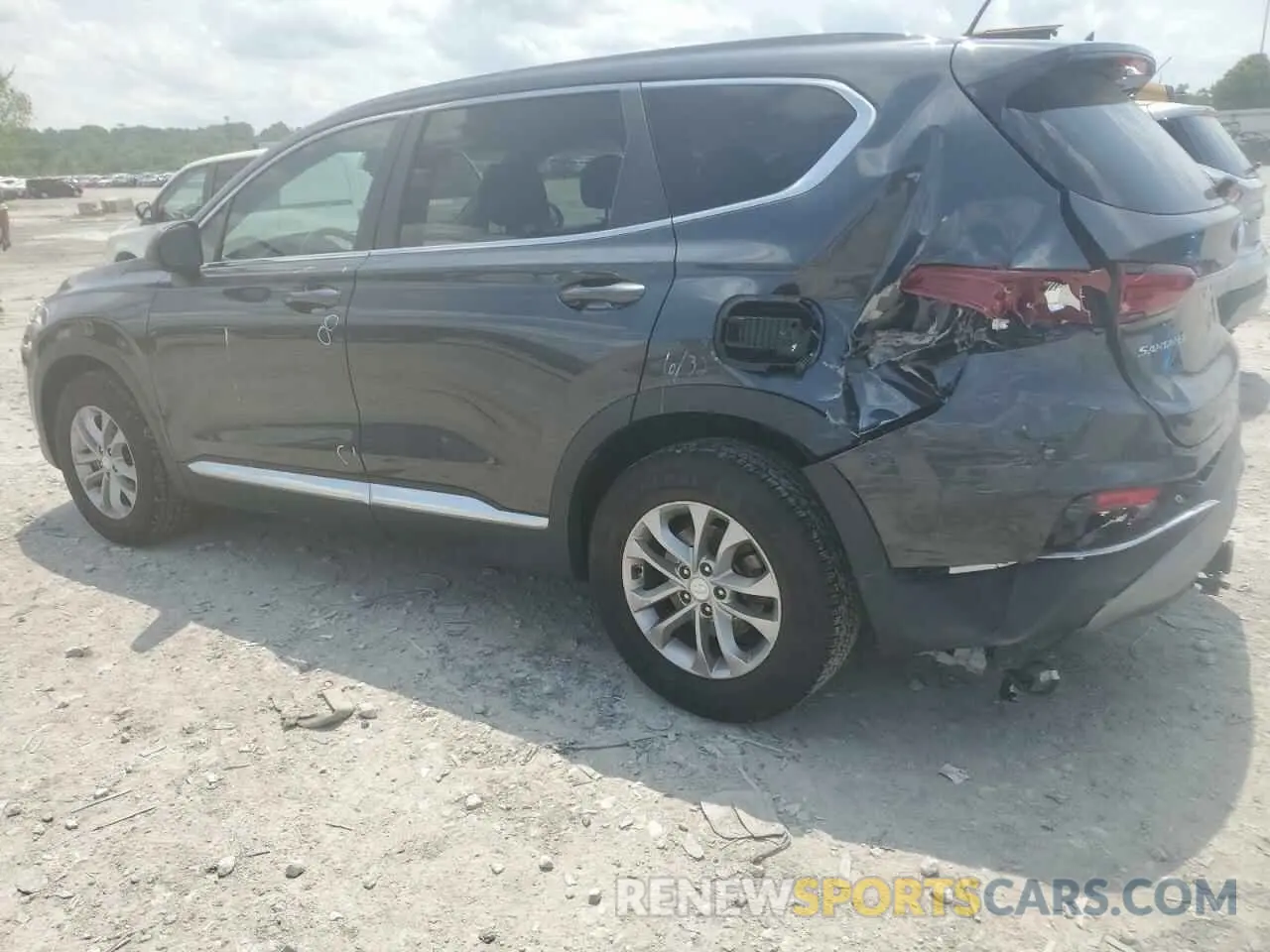 2 Photograph of a damaged car 5NMS23ADXLH186026 HYUNDAI SANTA FE 2020