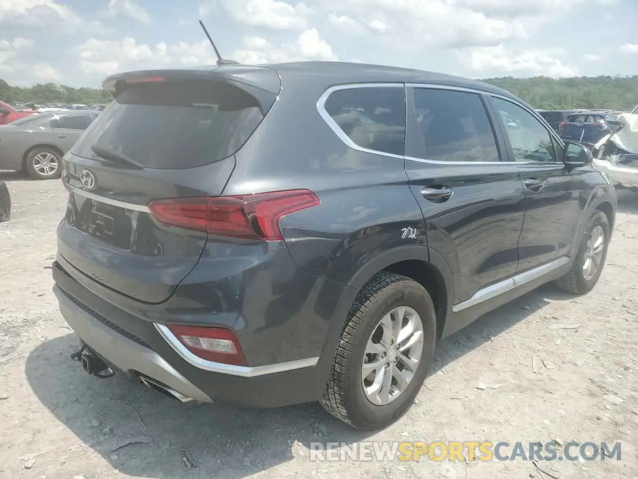3 Photograph of a damaged car 5NMS23ADXLH186026 HYUNDAI SANTA FE 2020