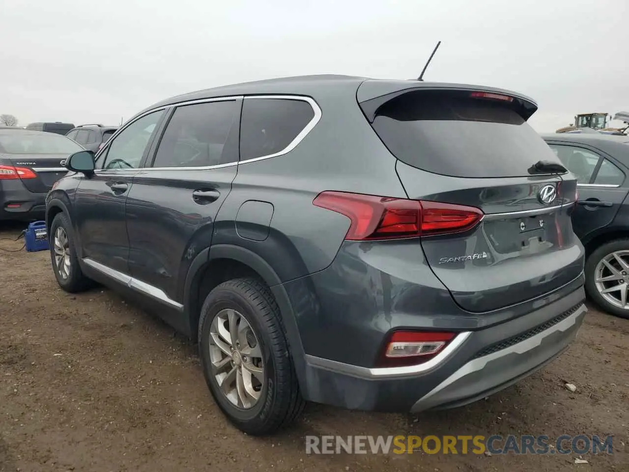 2 Photograph of a damaged car 5NMS23ADXLH263137 HYUNDAI SANTA FE 2020