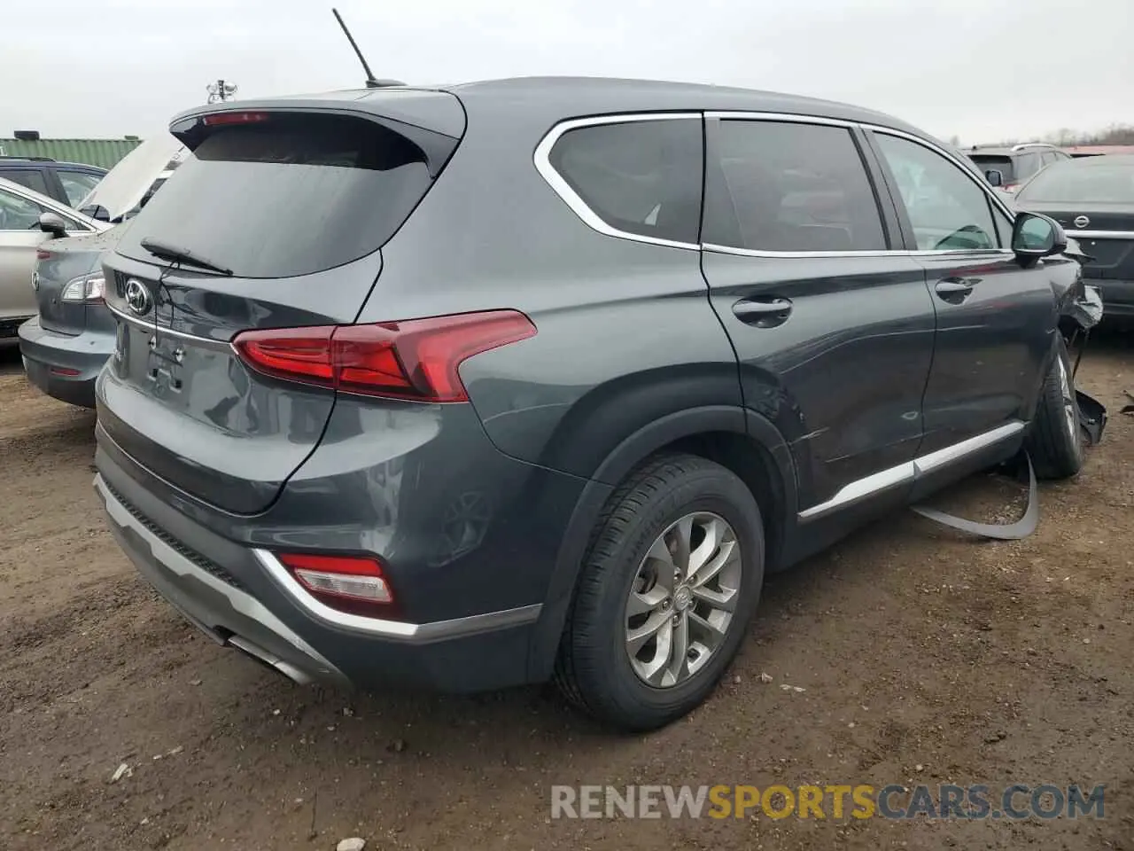 3 Photograph of a damaged car 5NMS23ADXLH263137 HYUNDAI SANTA FE 2020