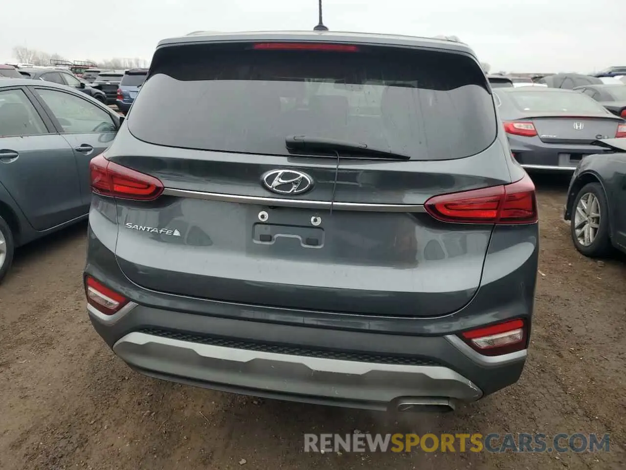 6 Photograph of a damaged car 5NMS23ADXLH263137 HYUNDAI SANTA FE 2020