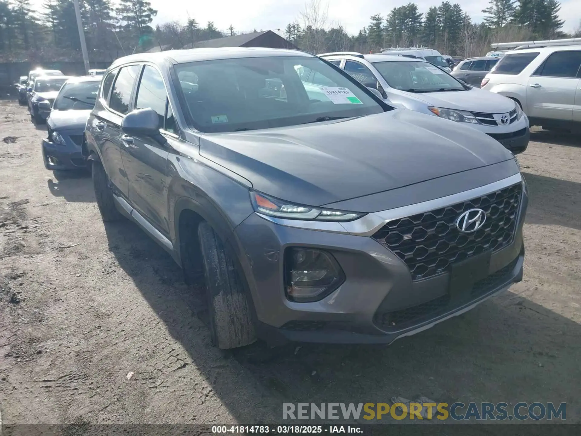 1 Photograph of a damaged car 5NMS2CAD1LH139886 HYUNDAI SANTA FE 2020