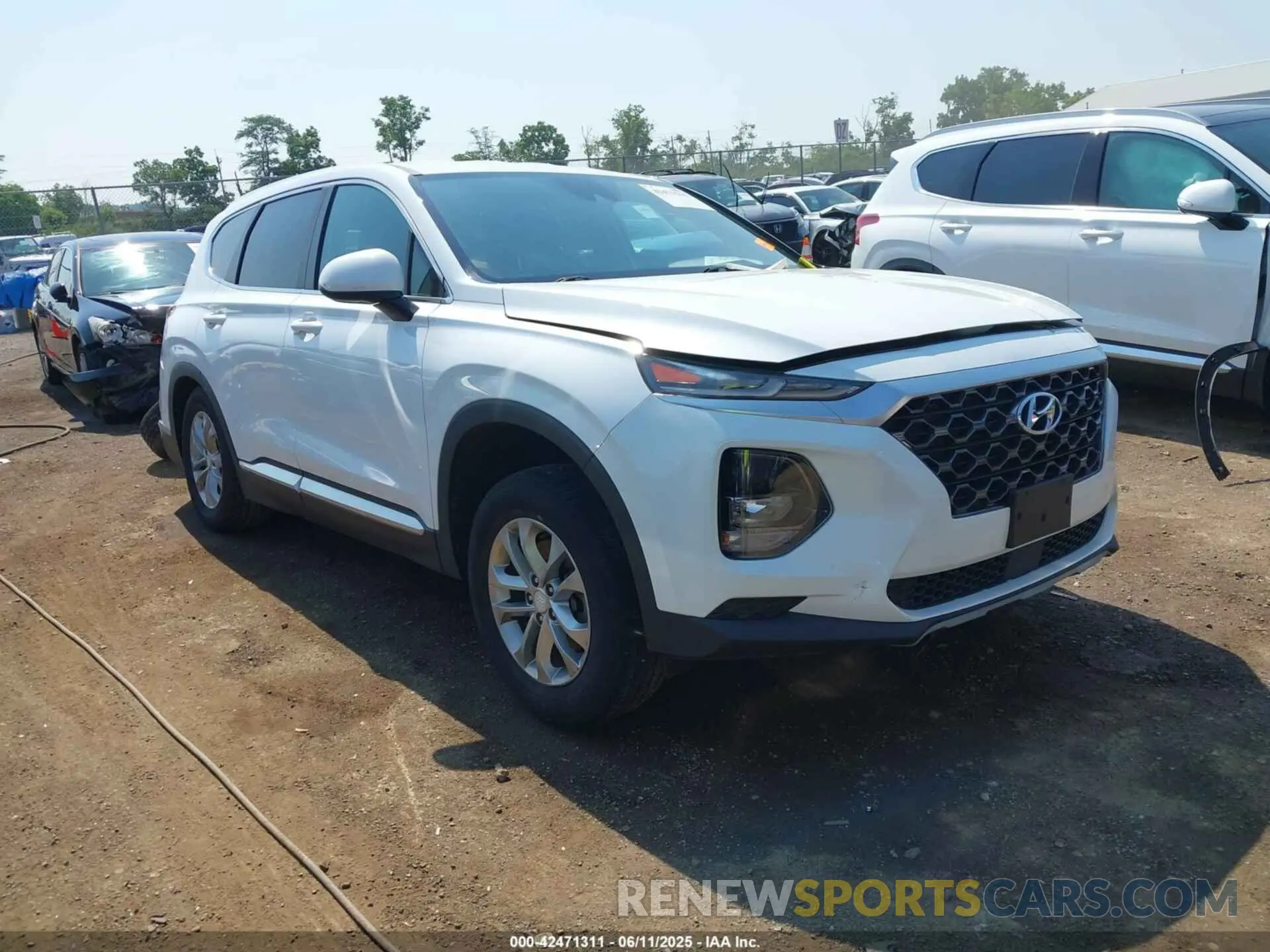 1 Photograph of a damaged car 5NMS2CAD1LH149026 HYUNDAI SANTA FE 2020