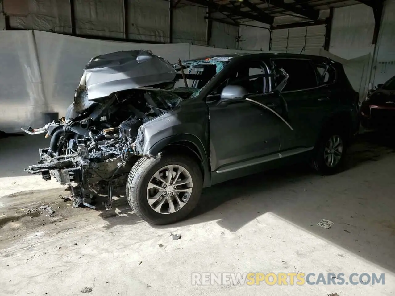 1 Photograph of a damaged car 5NMS2CAD2LH178566 HYUNDAI SANTA FE 2020