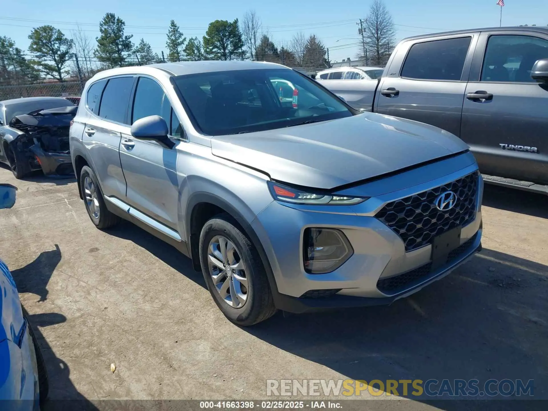 1 Photograph of a damaged car 5NMS2CAD2LH285861 HYUNDAI SANTA FE 2020