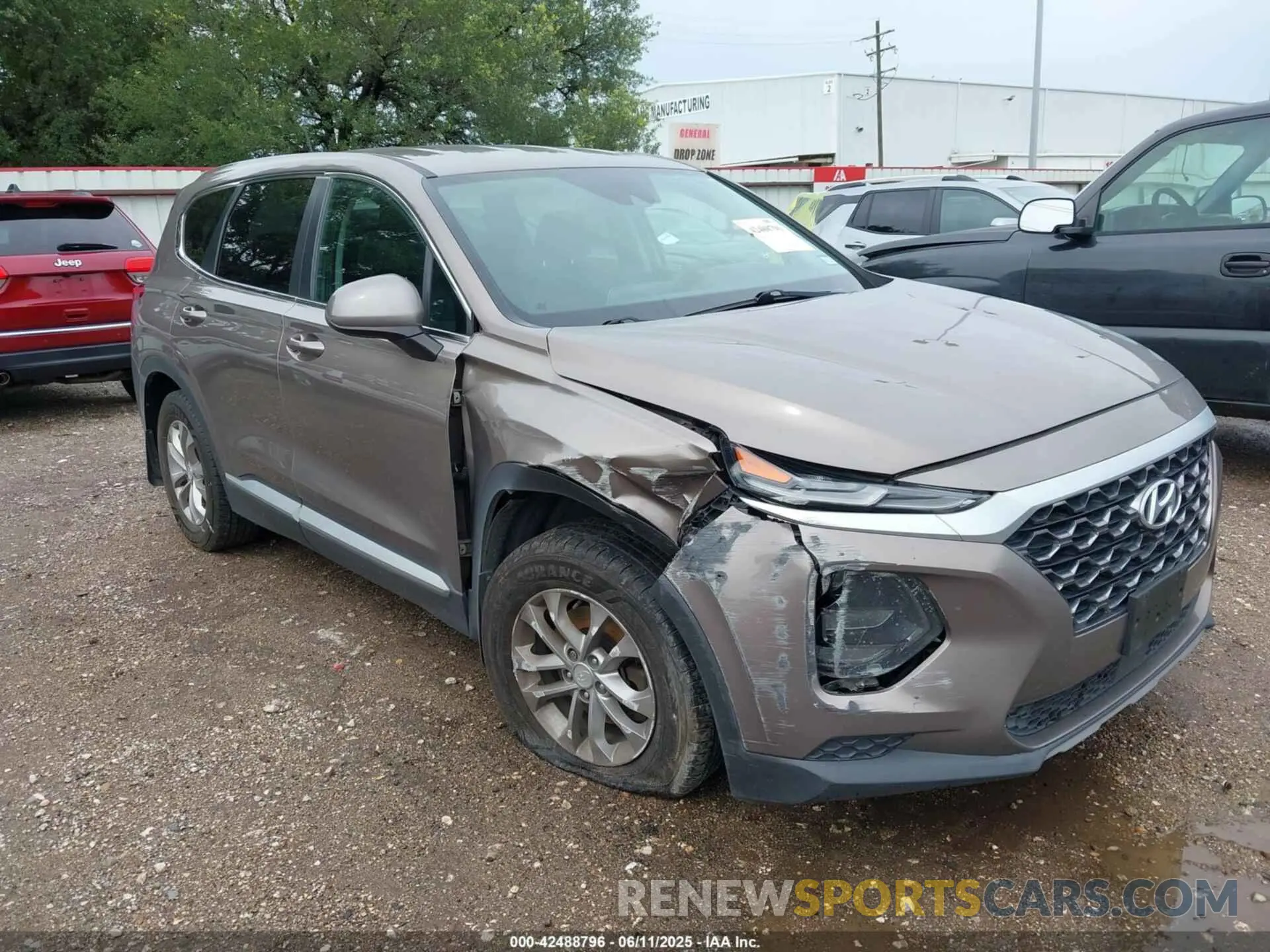 1 Photograph of a damaged car 5NMS2CAD3LH141543 HYUNDAI SANTA FE 2020
