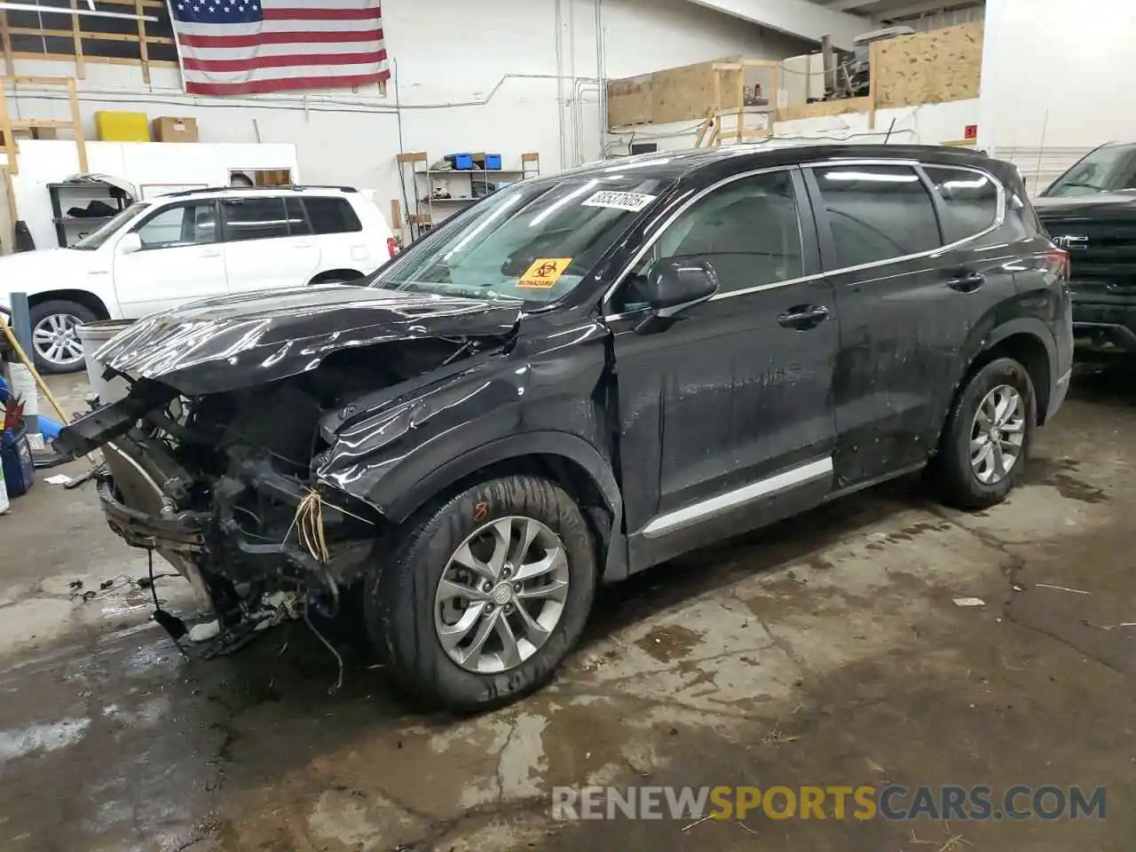 1 Photograph of a damaged car 5NMS2CAD3LH191746 HYUNDAI SANTA FE 2020