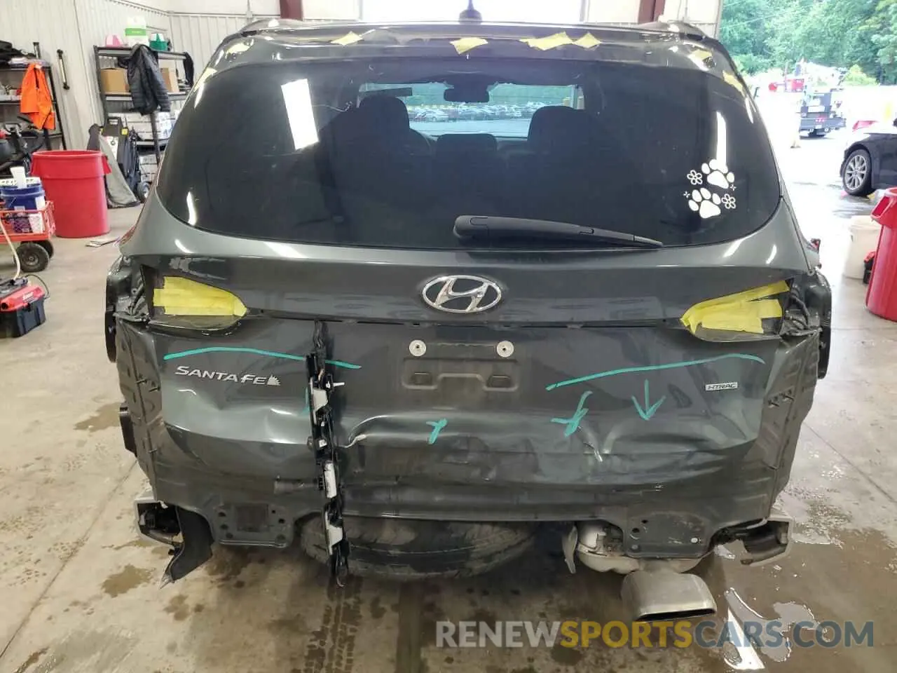 6 Photograph of a damaged car 5NMS2CAD4LH176527 HYUNDAI SANTA FE 2020