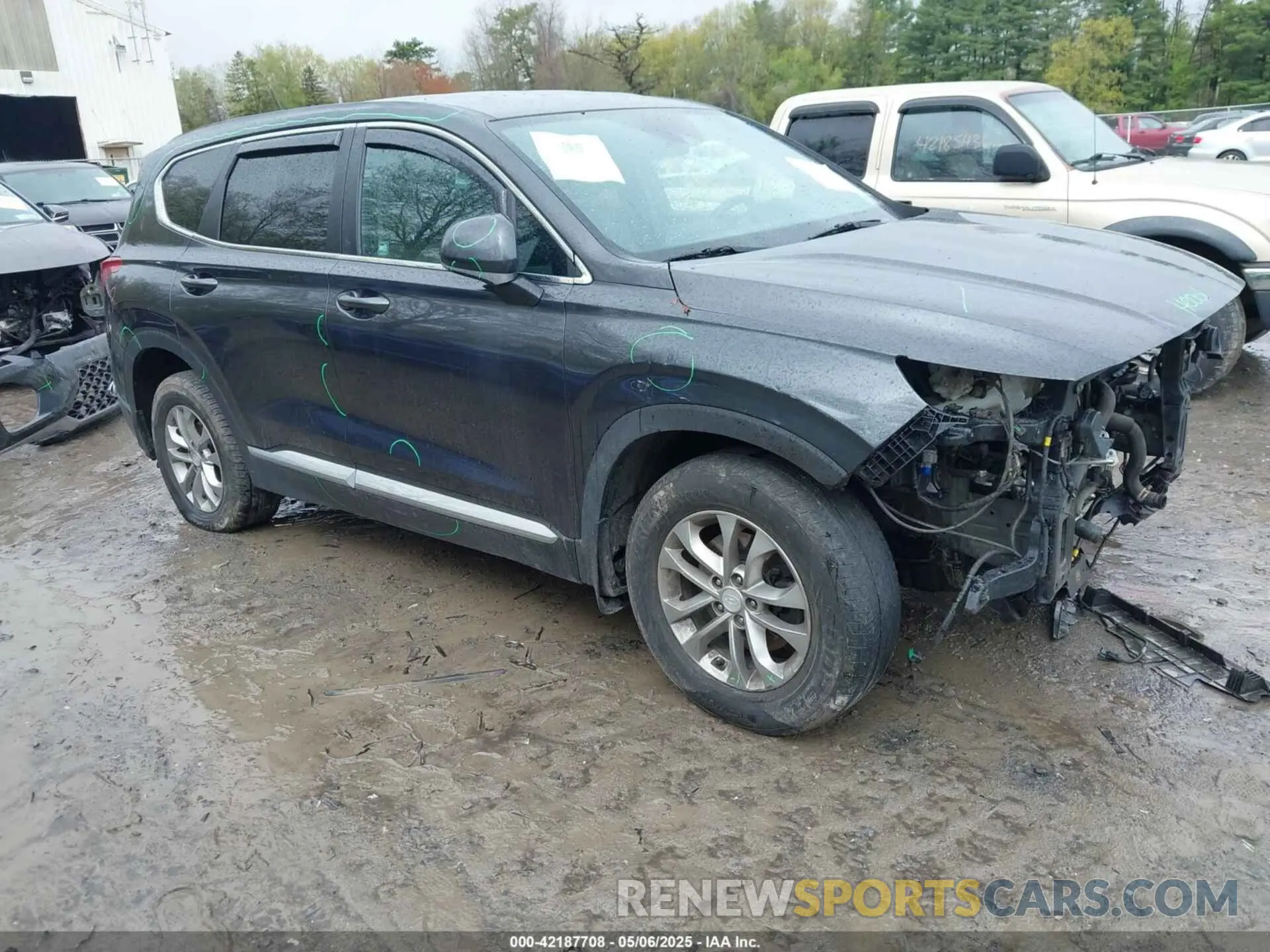 1 Photograph of a damaged car 5NMS2CAD4LH245958 HYUNDAI SANTA FE 2020