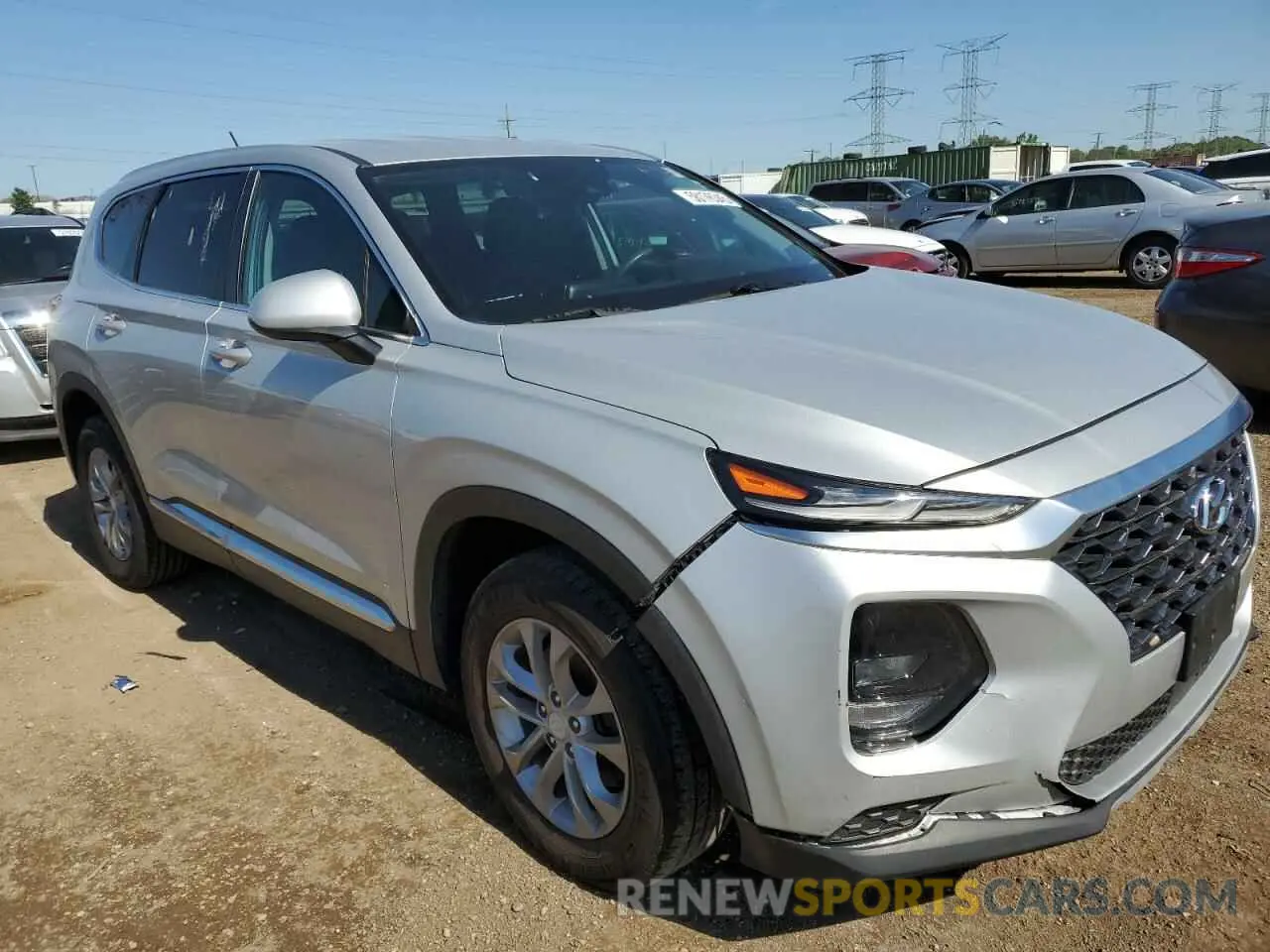 4 Photograph of a damaged car 5NMS2CAD5LH164984 HYUNDAI SANTA FE 2020