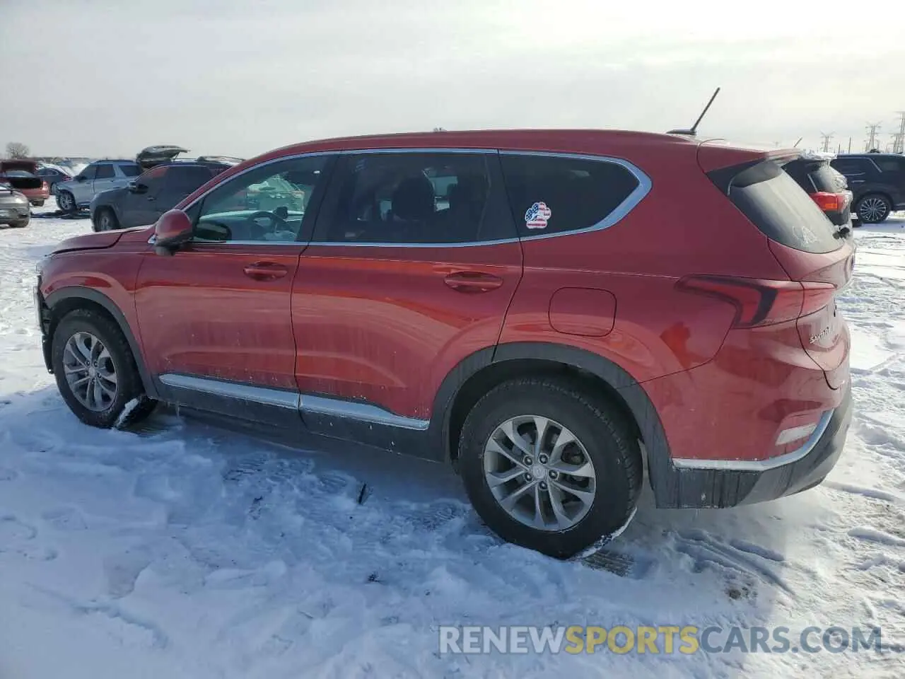 2 Photograph of a damaged car 5NMS2CAD5LH174270 HYUNDAI SANTA FE 2020
