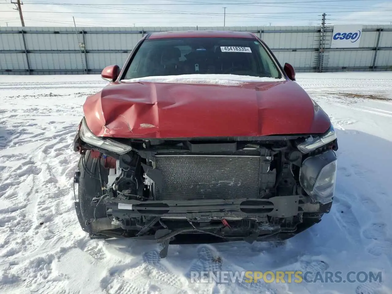 5 Photograph of a damaged car 5NMS2CAD5LH174270 HYUNDAI SANTA FE 2020