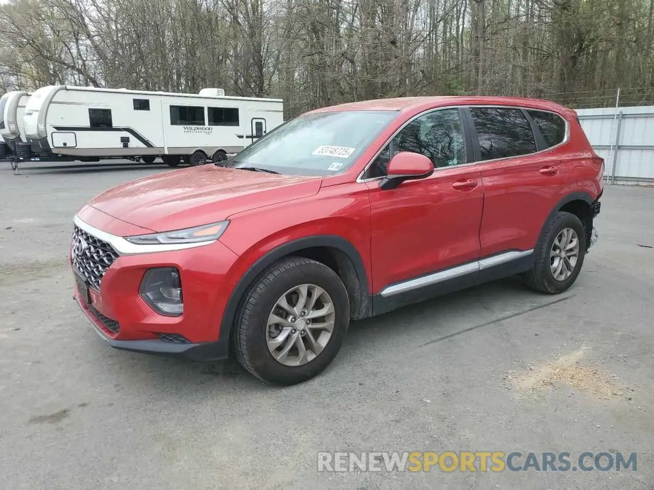 1 Photograph of a damaged car 5NMS2CAD5LH221782 HYUNDAI SANTA FE 2020