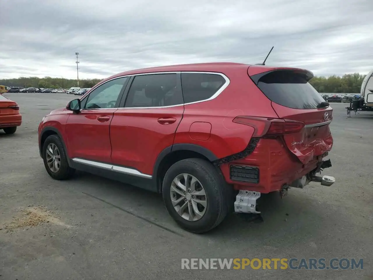2 Photograph of a damaged car 5NMS2CAD5LH221782 HYUNDAI SANTA FE 2020