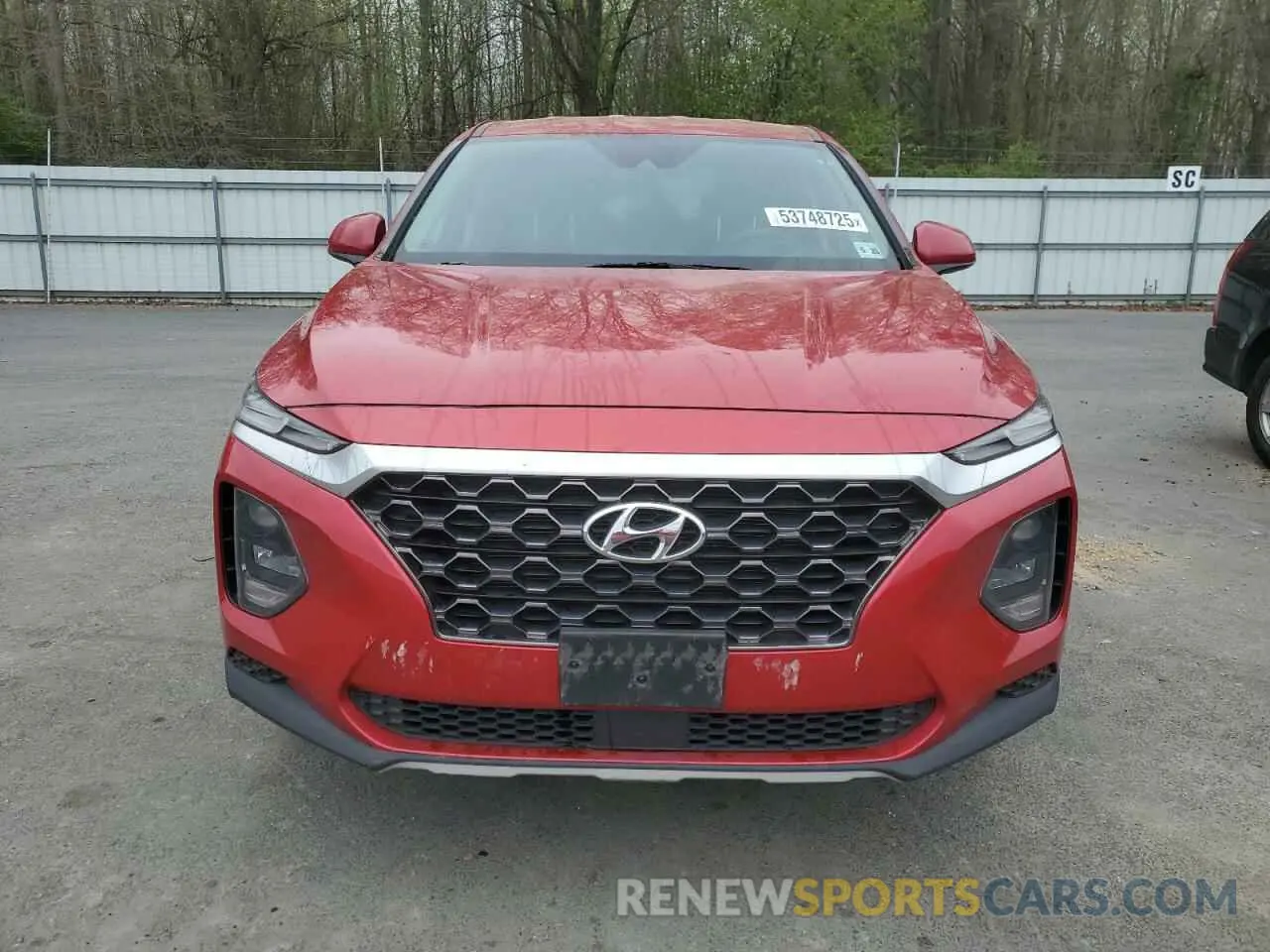 5 Photograph of a damaged car 5NMS2CAD5LH221782 HYUNDAI SANTA FE 2020