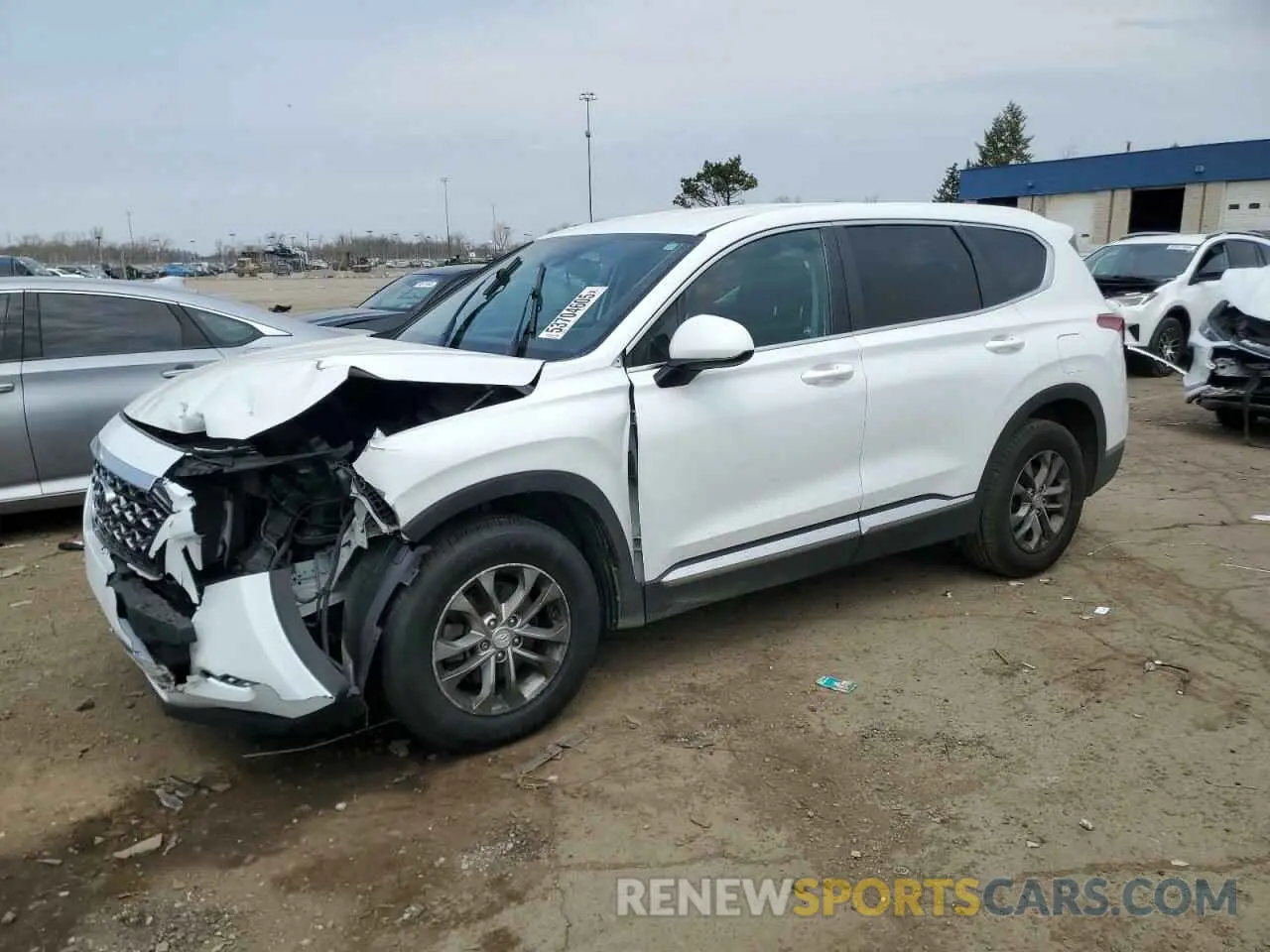 1 Photograph of a damaged car 5NMS2CAD6LH191613 HYUNDAI SANTA FE 2020